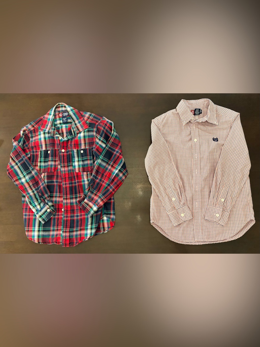 2 Kids Chaps size 10/12 Button-Up Shirts